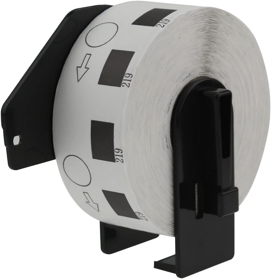 TechWarehouse DK11219 Compatible 12mm Round Labels 1200 per roll for Brother Compatible for Brother