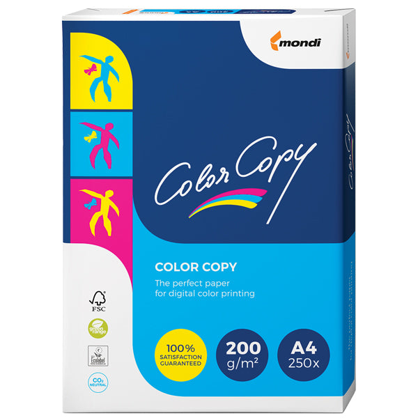TechWarehouse A4 200gsm White Uncoated Copy Laser Paper 250 sheets Mondi