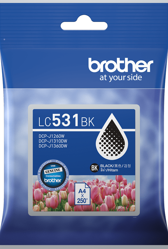 TechWarehouse LC531BK Brother Black Ink Cartridge Brother