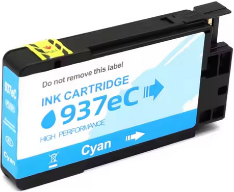 TechWarehouse 937E Compatible Cyan High Capacity Cartridge Compatible for HP