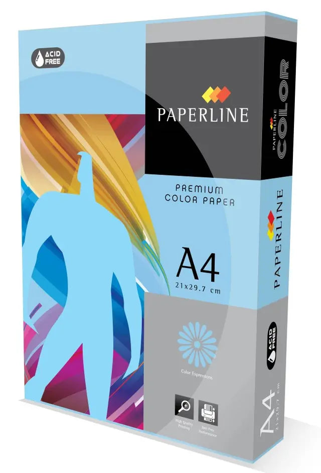 TechWarehouse A4 Blue Ocean Plain Paper 500 sheets Paperline