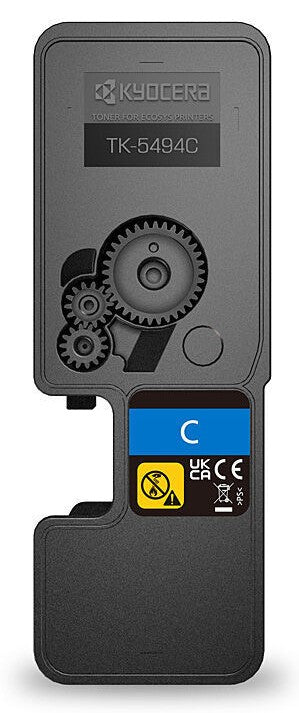 TechWarehouse TK5494C Kyocera High Capacity Cyan Toner Kyocera