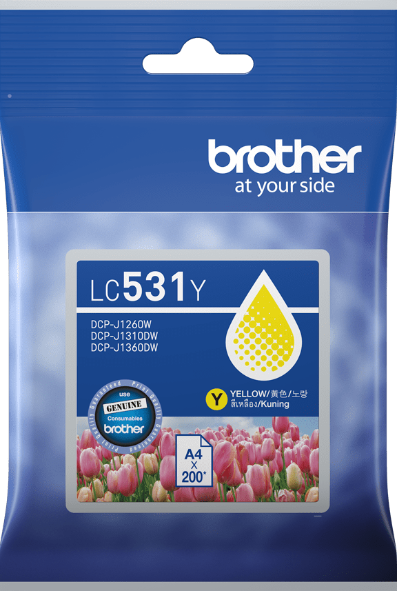 TechWarehouse LC531Y Brother Yellow Ink Cartridge Brother