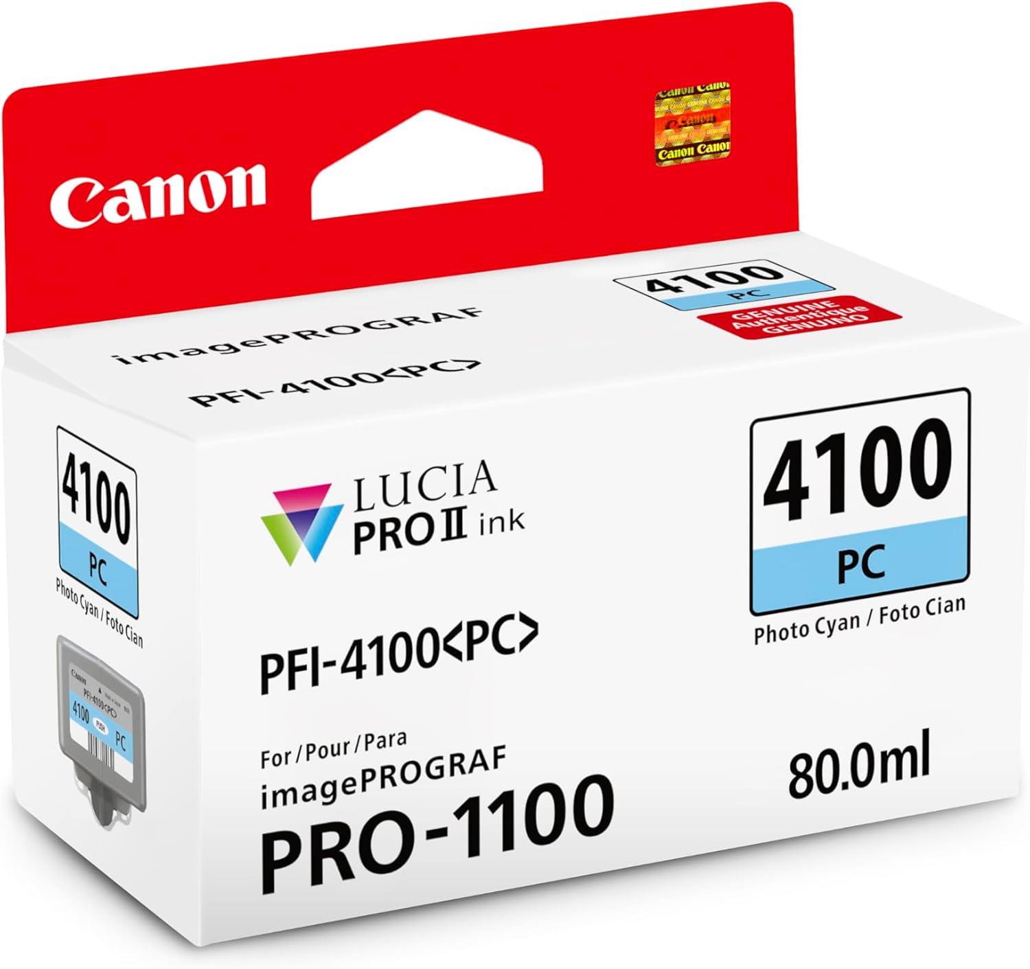 TechWarehouse PFI-4100PC Canon Photo Cyan Ink Tank Canon
