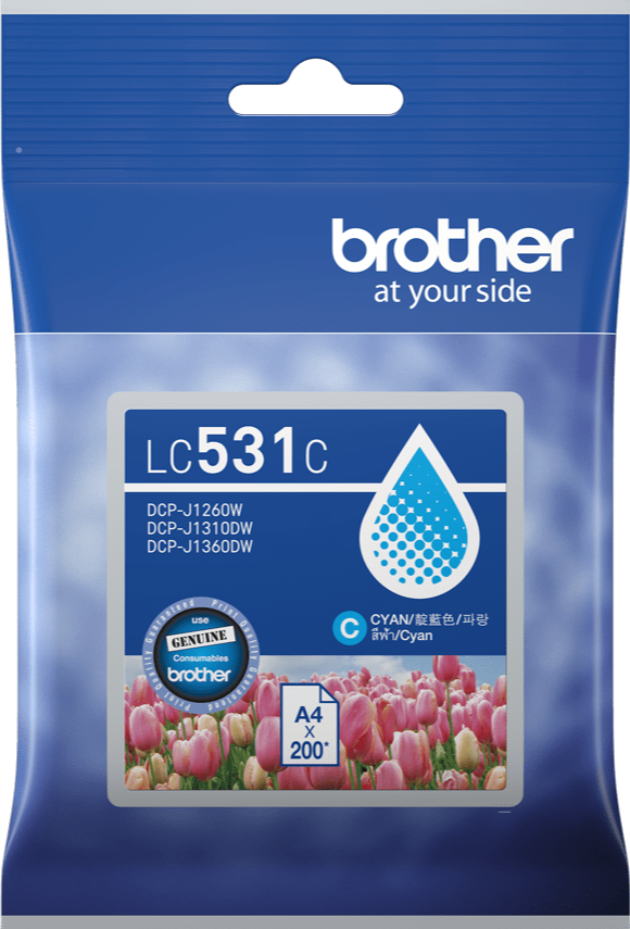 LC531C Brother Cyan Ink Cartridge