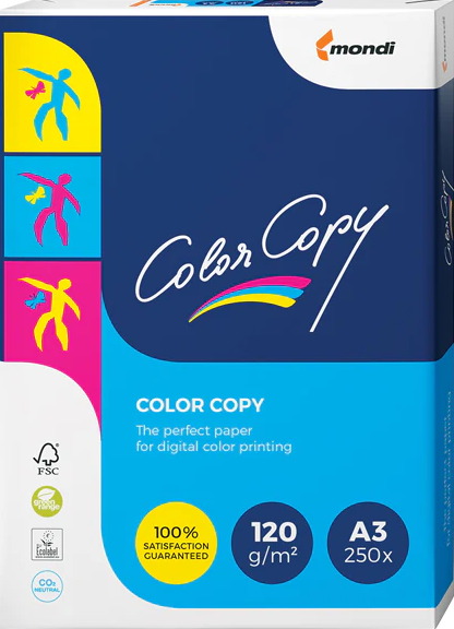 TechWarehouse A3 120gsm White Colour Copy Laser Paper - 250 sheets Mondi
