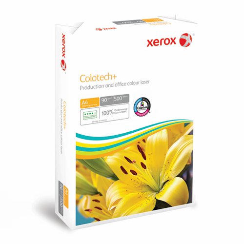 TechWarehouse A4 90gsm White Colortech+ Xerox Digital Uncoated Paper 500 sheets Xerox