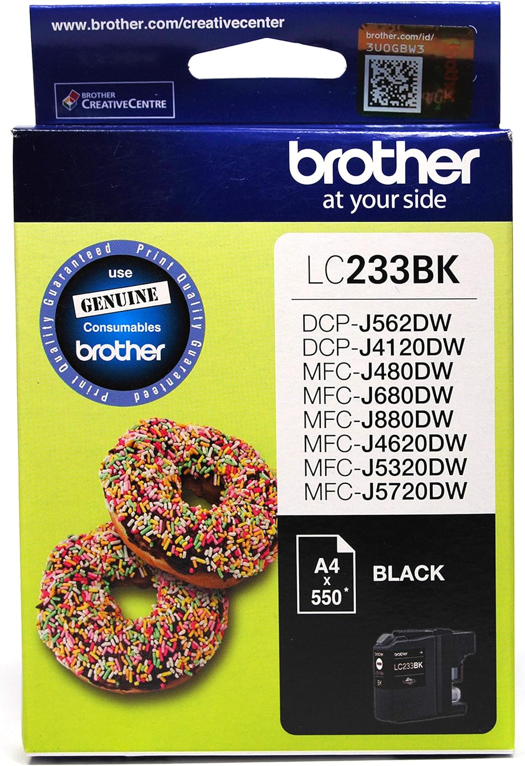 TechWarehouse LC233BK Brother Black Ink Cartridge Brother