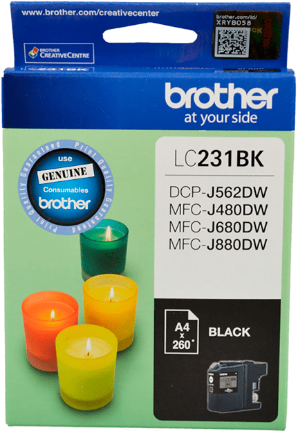 TechWarehouse LC231BK Brother Black Ink Cartridge Brother