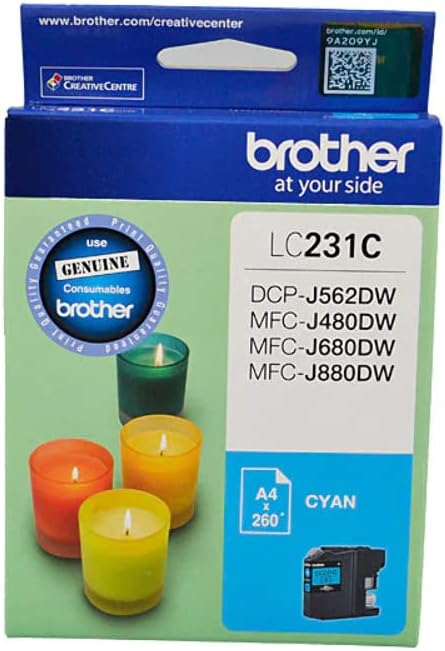 TechWarehouse LC231C Brother Cyan Ink Cartridge Brother