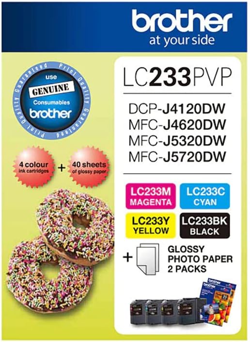 TechWarehouse LC233PVP Brother Photo Value Ink Pack Brother