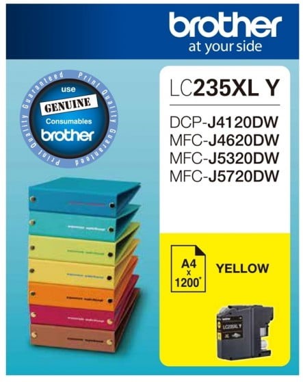 TechWarehouse LC235XLY Brother High Yield Yellow Ink Cartridge Brother