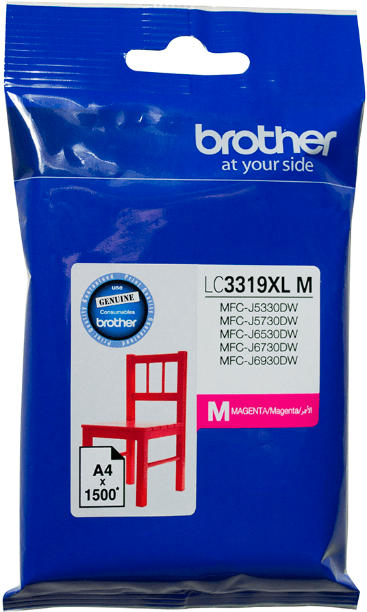 TechWarehouse LC3319XLM Brother Hi Yield Ink Magenta Ink Cartridge Brother