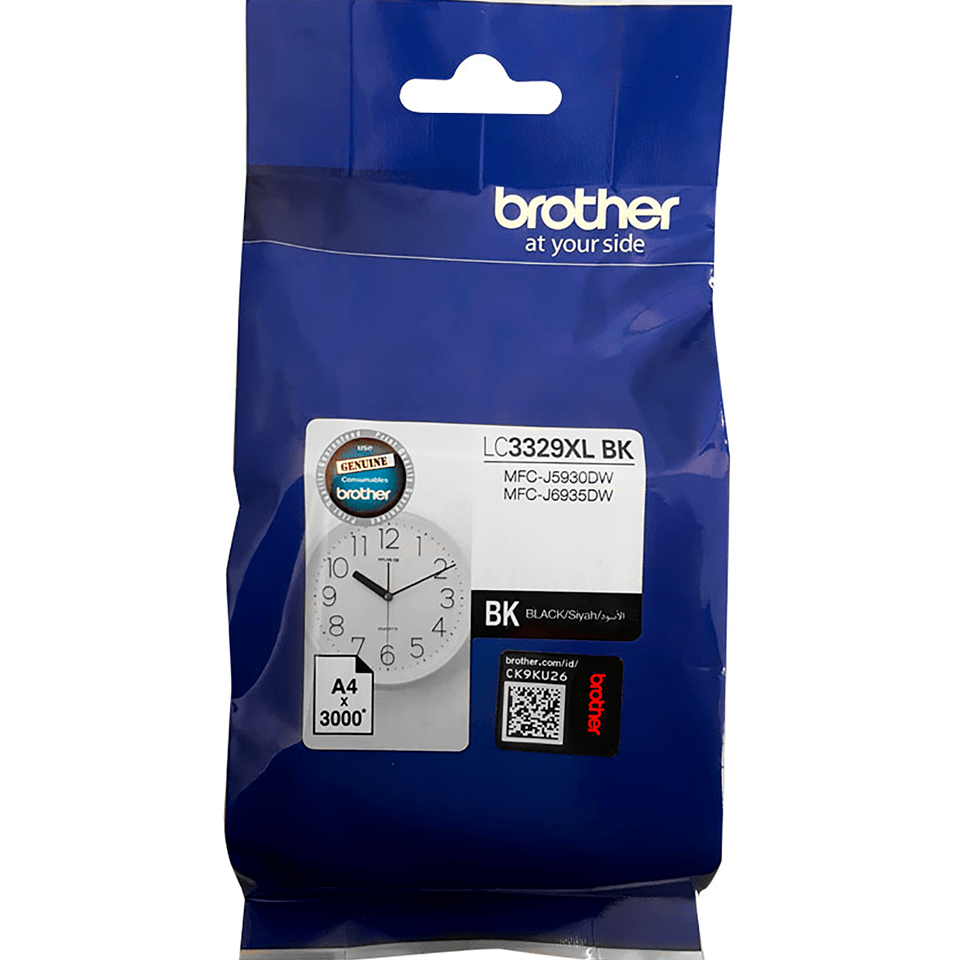 TechWarehouse LC3329XLBK Brother Hi Yield Black Ink Cartridge Brother