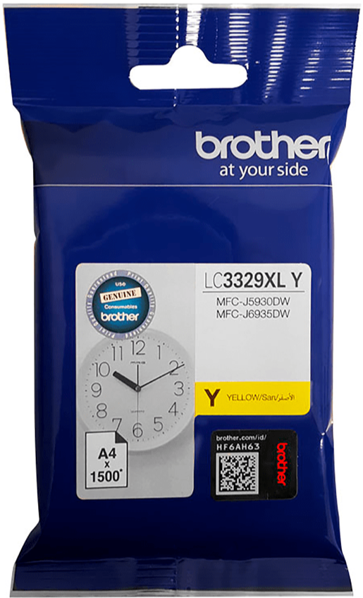 TechWarehouse LC3329XLY Brother Hi Yield Yellow Ink Cartridge Brother