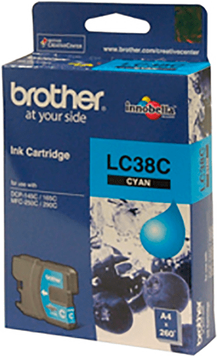 TechWarehouse LC38C Brother Cyan Cartridge Brother