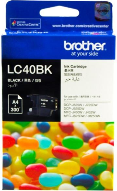 TechWarehouse LC40BK Brother Black Cartridge Brother