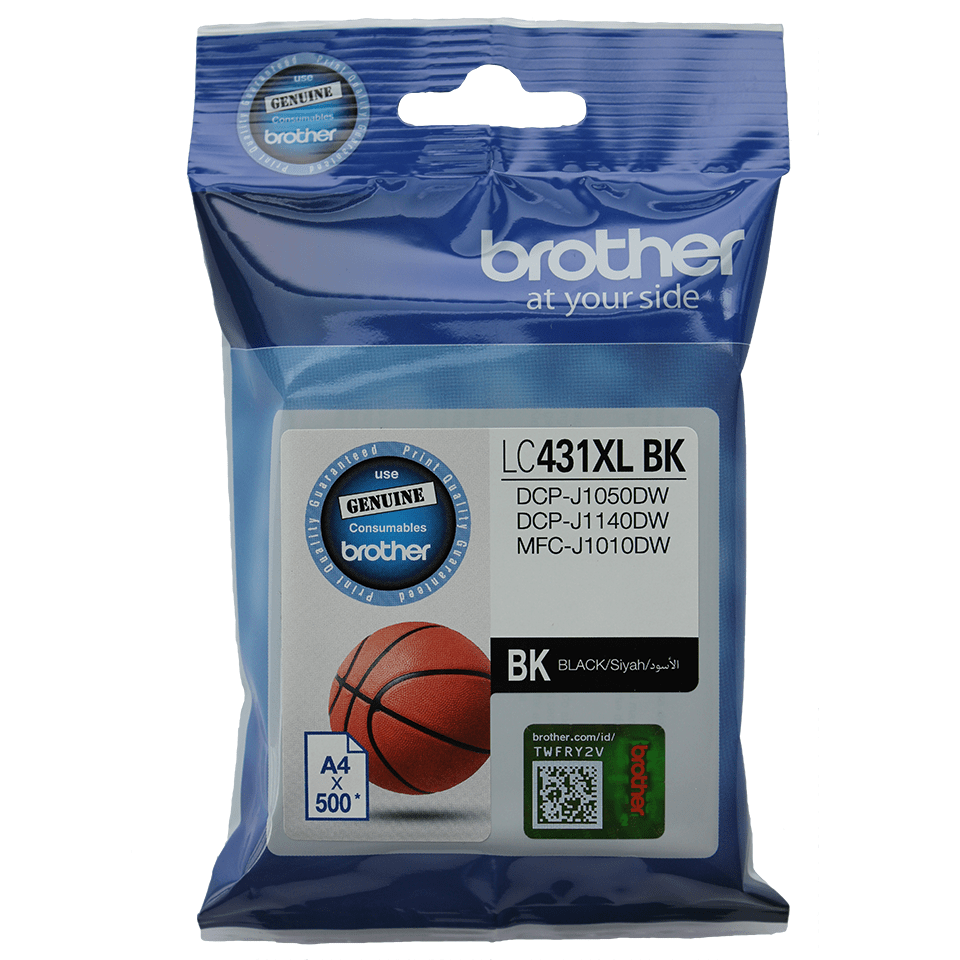 TechWarehouse LC431XLBK Brother High Yield Black Ink Cartridge Brother
