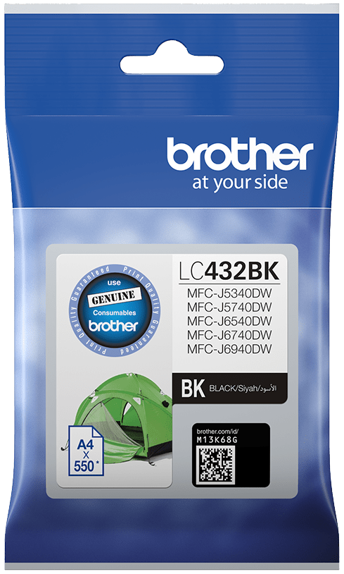 TechWarehouse LC432BK Brother Black Ink Cartridge Brother