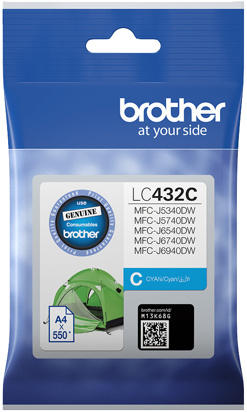 TechWarehouse LC432C Brother Cyan Ink Cartridge Brother