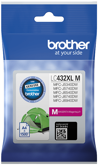 TechWarehouse LC432XLM Brother Magenta High Yield Ink Cartridge Brother
