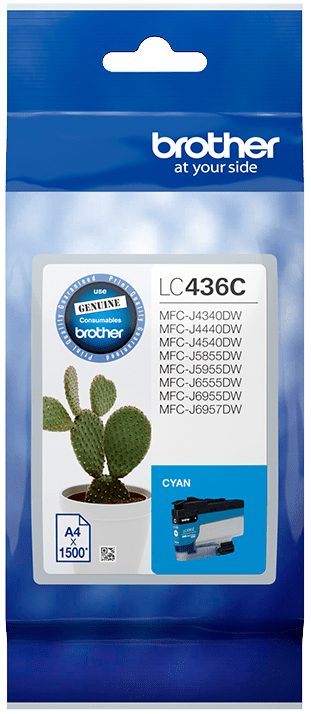 TechWarehouse LC436C Brother Cyan Ink Cartridge Brother