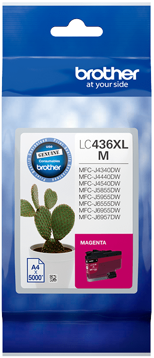TechWarehouse LC436XLM Brother Hi Yield Magenta Ink Cartridge Brother