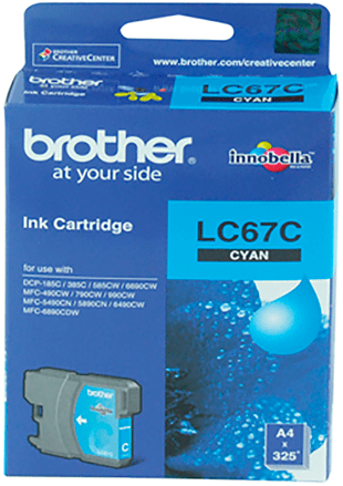 TechWarehouse LC67C Brother Cyan Cartridge Brother