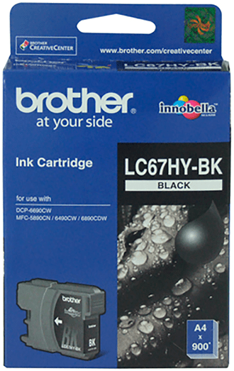 TechWarehouse LC67HYBK Brother Hi Yield Black Ink Brother