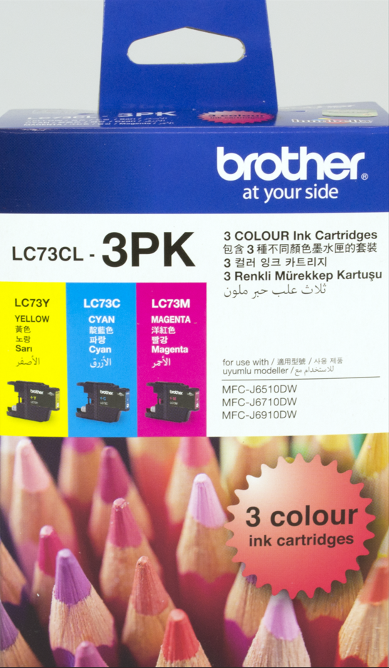 LC73CL3 Brother Colour 3 Pack