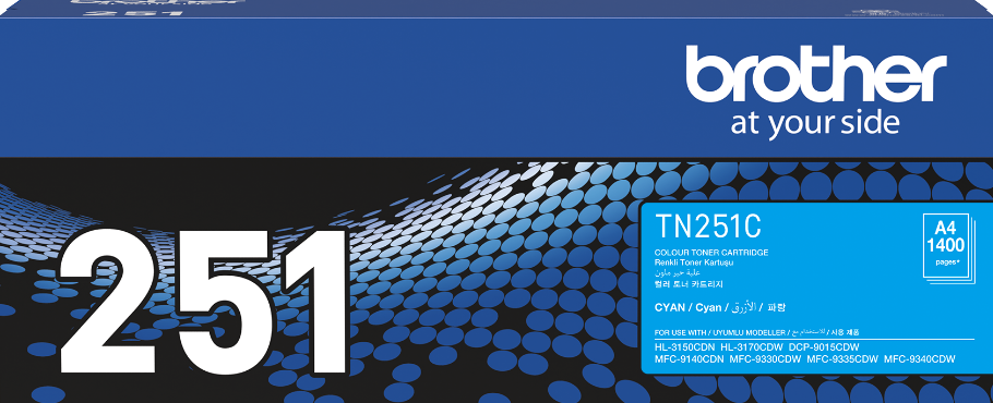 TechWarehouse TN251C Brother Standard Capacity Cyan Toner Brother