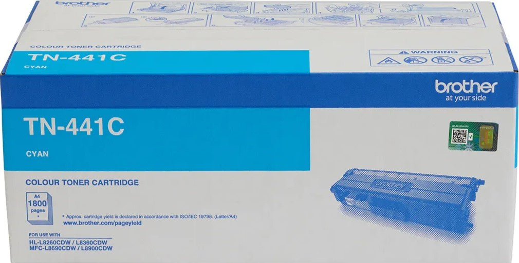 TN441C Brother Standard Capacity Cyan Toner