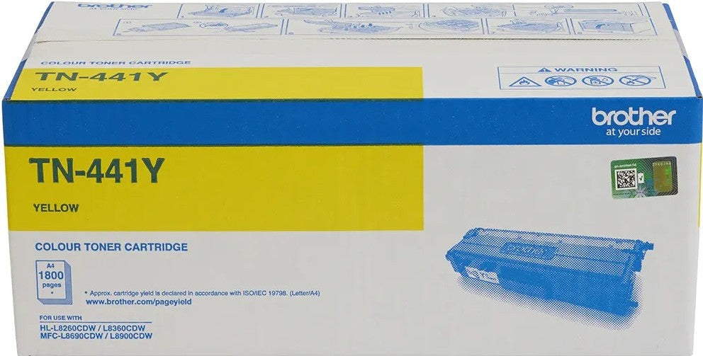 TN441Y Brother Standard Capacity Yellow Toner