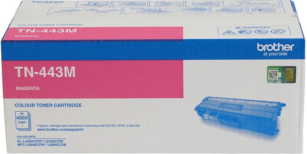TN443M Brother High Capacity Magenta Toner
