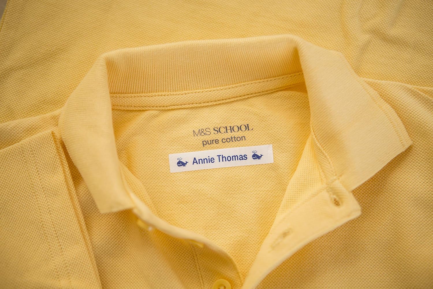 TechWarehouse TZe-FA3 Brother 12mm x 3m Blue on White Fabric Tape Brother