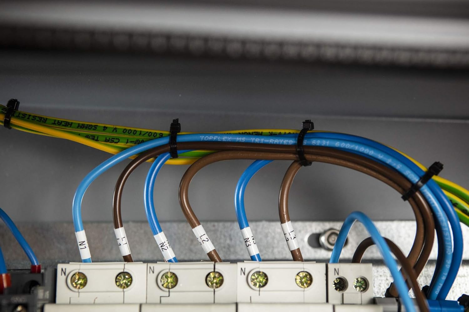 TechWarehouse TZe-FX231 Brother 12mm x 8m Black on White Flexible ID Tape Brother