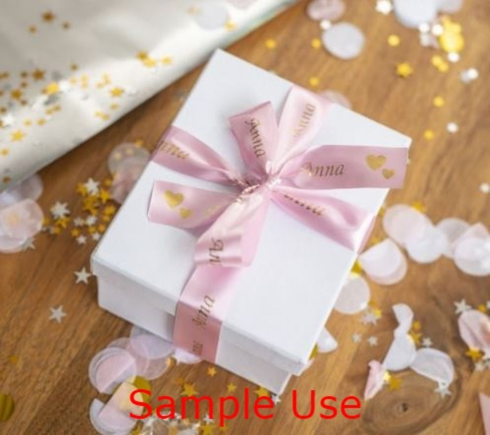 TechWarehouse TZe-RE34 Brother 12mm x 4m Gold on Pink Ribbon Brother