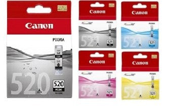 PGI-520 / CLI-521 Canon Set - 5 Cartridges