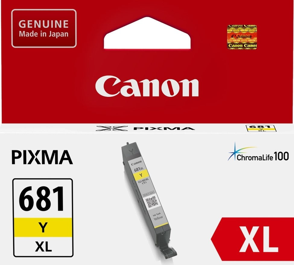TechWarehouse CLI-681XLY Canon Hi Capacity Yellow Ink Canon