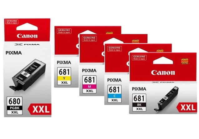 TechWarehouse PGI-680XXL + CLI-681XXL Canon Set - 5 Cartridges Canon