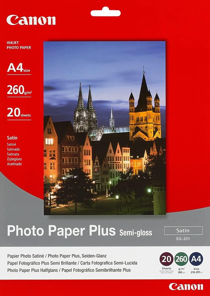 TechWarehouse A4 260gsm Canon Photo Paper Semi-gloss 20 sheets Canon