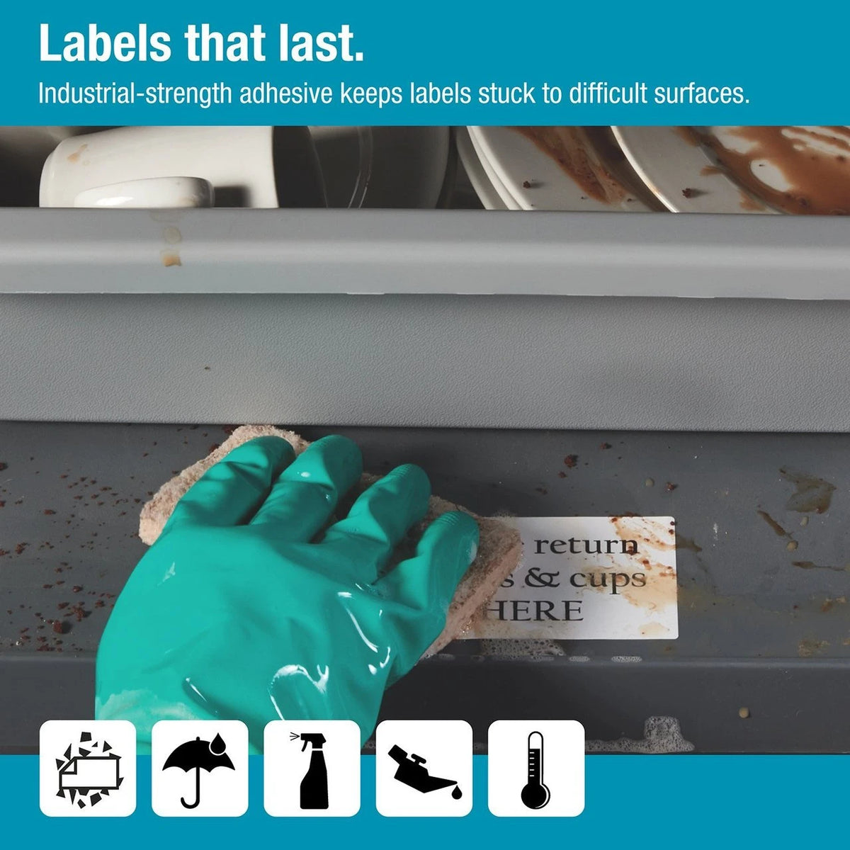 2112284 Dymo LW 19mm x 64mm 450 Labels - 2 Pack