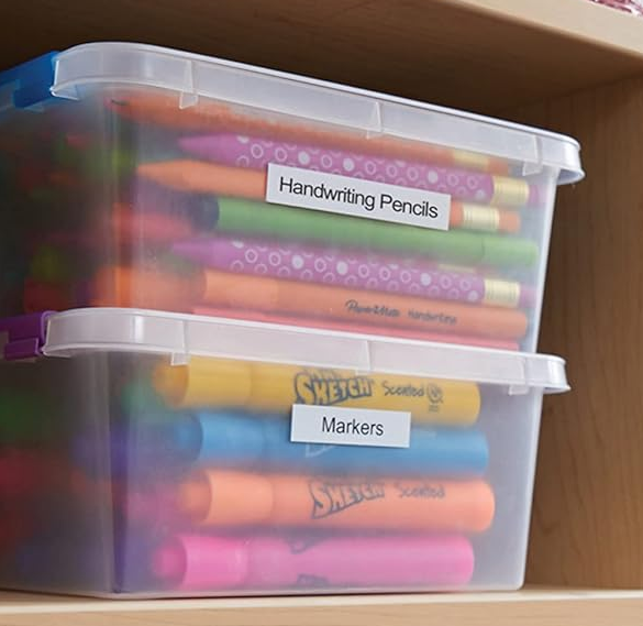 TechWarehouse S0720680 Dymo D1 9mm x 7m Black on White (40913) Dymo