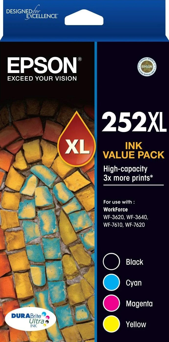 TechWarehouse 252XL Epson High Capacity Value Ink Pack Epson