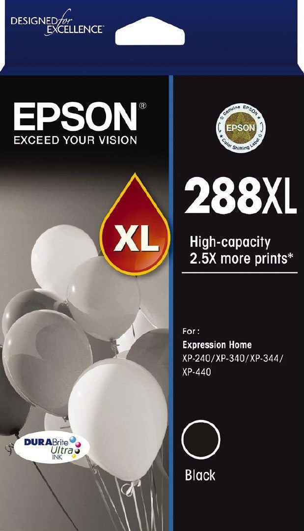 TechWarehouse 288XL Epson High Capacity Black Ink Cartridge Epson