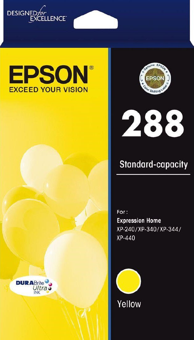 TechWarehouse 288 Epson Std Capacity Yellow Ink Cartridge Epson