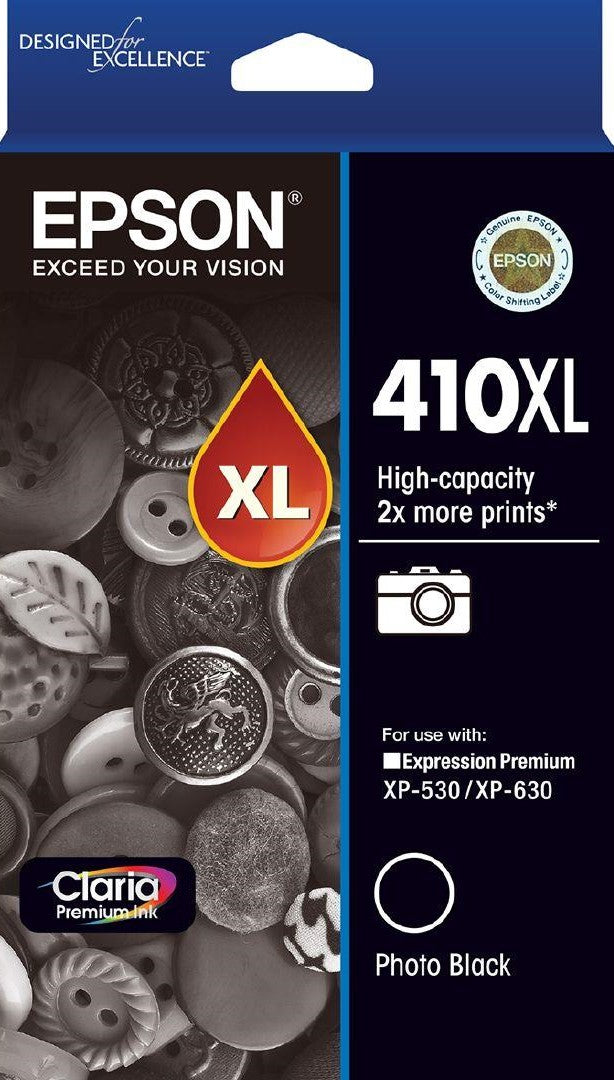 TechWarehouse 410XL Epson High Capacity Photo Black Ink Cartridge Epson
