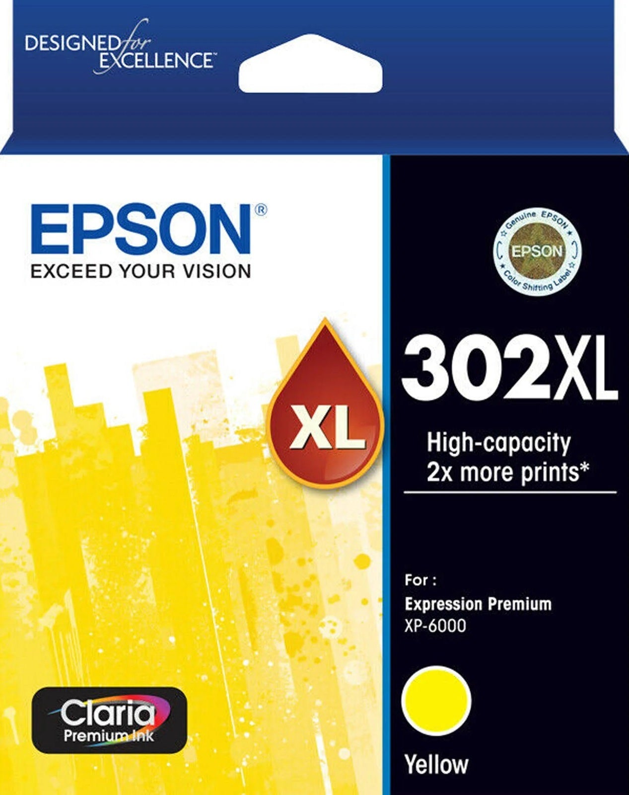 TechWarehouse 302XL Epson High Capacity Yellow Ink Cartridge Epson