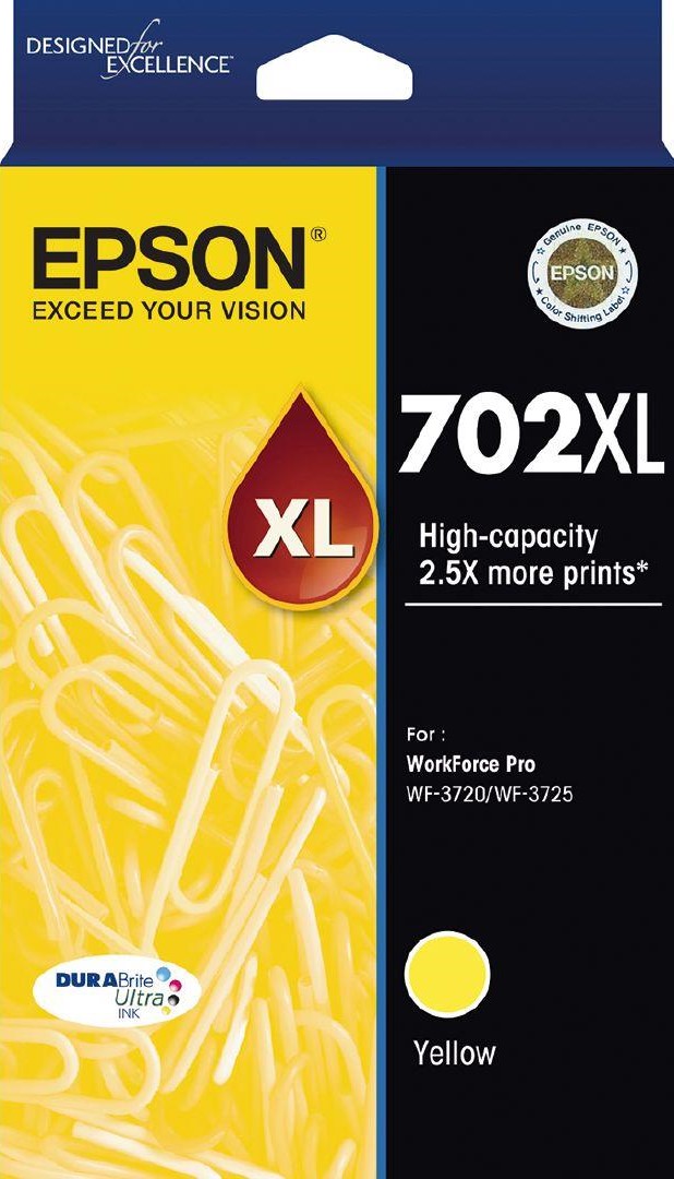 TechWarehouse 702XL Epson High Capacity Yellow Ink Cartridge Epson