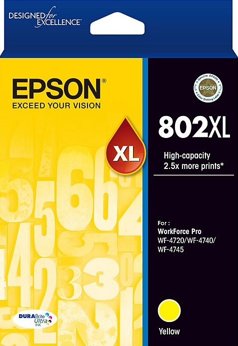 TechWarehouse 802XL Epson High Capacity Yellow Ink Cartridge Epson